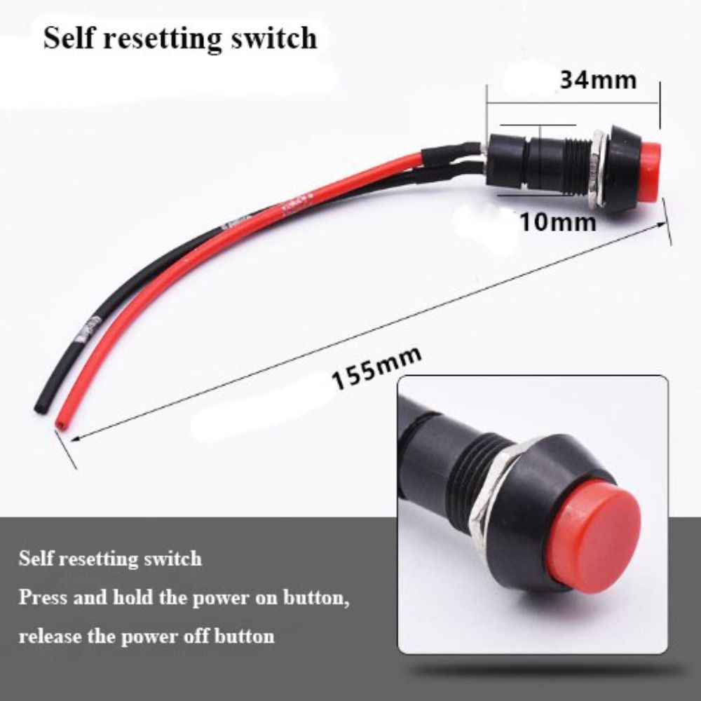 2pcs Plastic Motorcycle Modification Accessories Independent Switch  Electric Vehicle Accessories