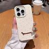 Black Polka Dot Sausage Dog Lychee Texture Phone Case For iPhone 17 Air 16 E 15 14 13 12 11 Pro Max Plus SE Soft Cover