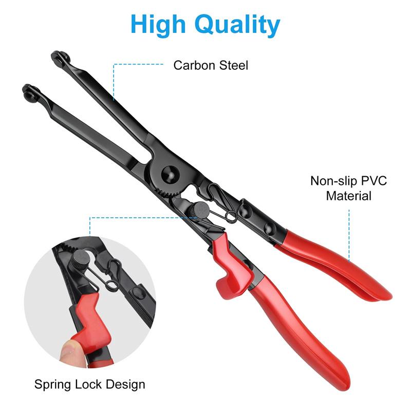 Car Exhaust Pipe C Clamp Removal Plier Spreading Plier Retrofit Demolition Plier Auto Special Repair Tool