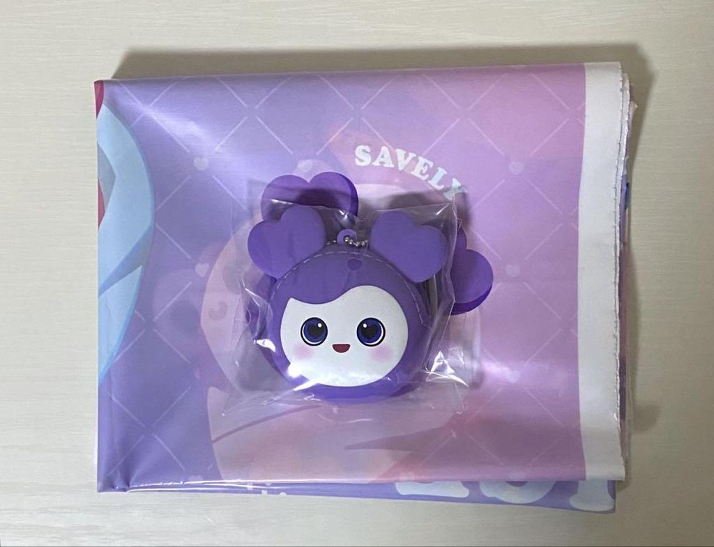 [USED] TWICE GIGO Lovely Sana Sabrie Silicone Mini Wallet