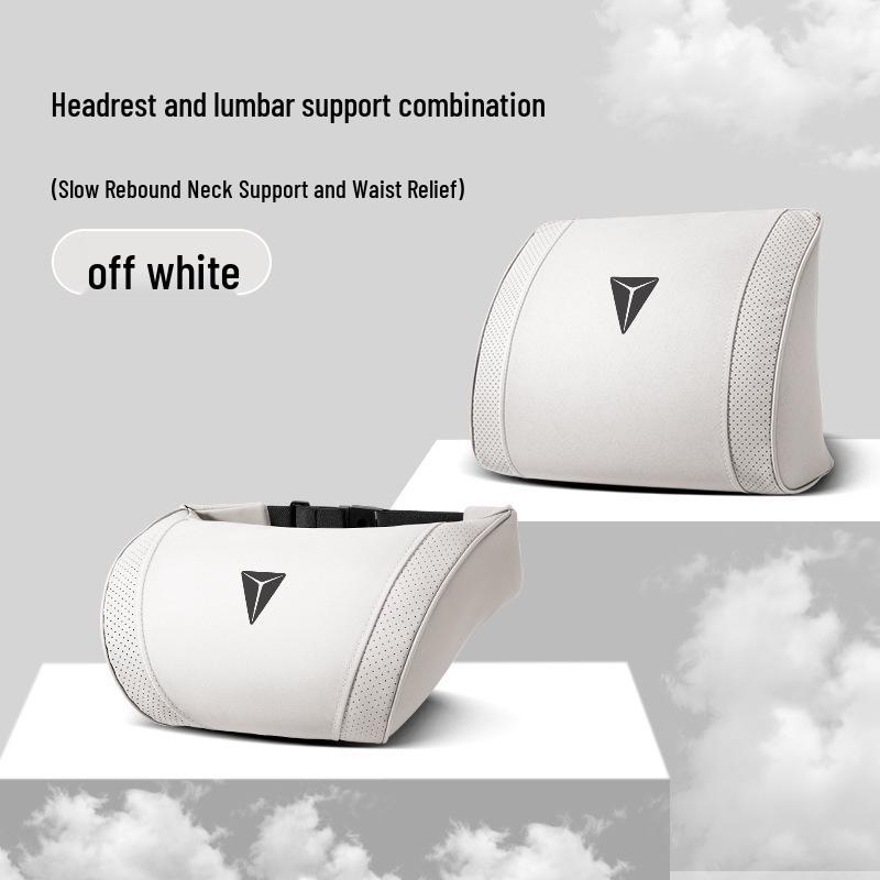 Deep Blue Car Headrest & Lumbar Support Set (S07/S05/SL03/L07/G318/S09)