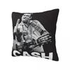 Johnny Cash American Singer Pillow Case Cushion Cover Polyester Printed Pillow Cover Morden Pillowcases For Living Room Chair