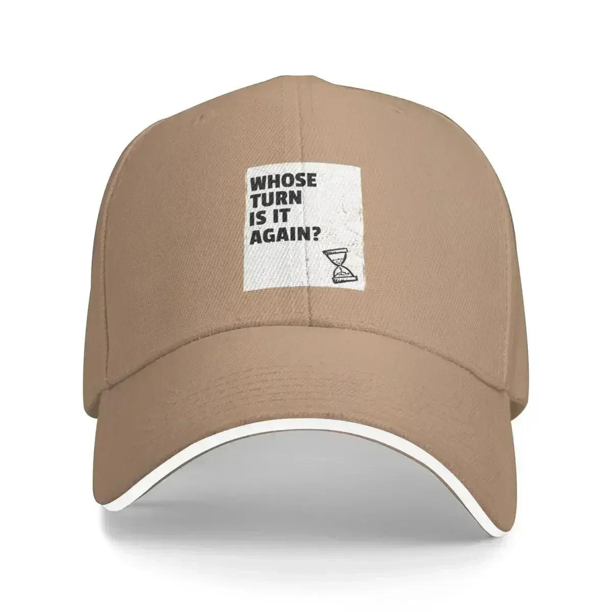 New Whose turn is it again boardgame Baseball Cap Rave black Bobble Hat Woman Hats Men s Adjustable