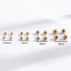 Nytt kirurgiskt stål Brosk Helix Öronpiercingar Tragus Ball Studs Skivstångsörhänge Mode Kroppssmycken
