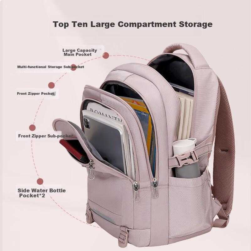 VICTORIATOURIST School Backpack for Middle School Girls High School Students College Students 5th-12th