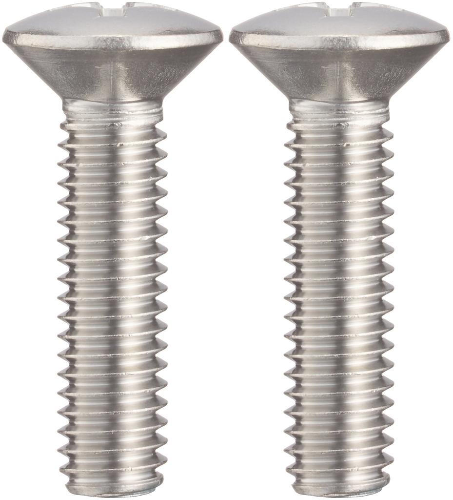 POSH 031079-70 Motorcycle Supplies, Bar End Repair Parts, Round Plate + Screw M6X25, Pack of 2