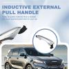 Rear Inductive External Pull Handle Exterior Door Handle With Button For Kia Sorento 2015-2018 Chrome Catch Pullhandle,B