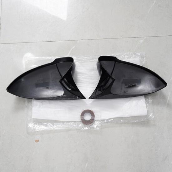 For VW Golf 8 MK8 8R R-line GTI W/ Lane Assist Mirror Cover Caps 2020~2023 Black