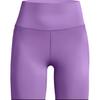Under Armour Solid High-Waisted Slim Fit Nine-Point Sports Pants Women Bottoms Purple 1382525-560