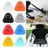 6Pcs D-Rings Patches PVC Stainless Deck Rigging Sets Inflatable Boat D-Rings Pad