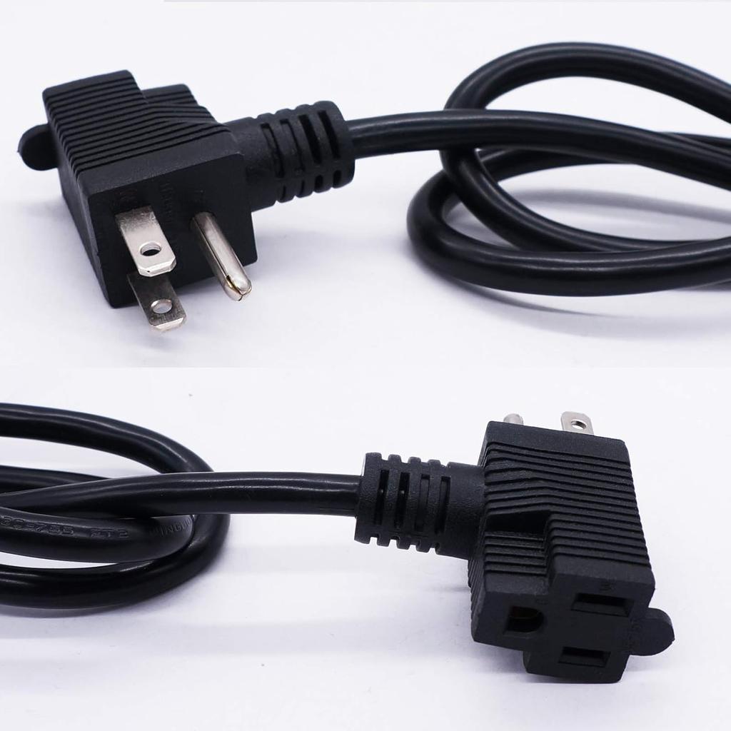 Twidec/Heavy Duty Foot Switch SPDT NO NC AC 380V 15A Electric Pedal Momentary Foot Pedal Switch with 5-ft Cable with Piggyback Plug (3-Pronged)