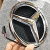 Samolepka na auto Přední mřížka auta Hvězdný emblém LED osvětlené logo Bílá Modrá Červená Světlo pro Mercedes Benz W205 C E R ML GL GLA CLA C