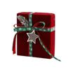 Christmas Velvet Gift Box, Bow Gift Box, Sky Cover Gift Box, Empty Box, New Year Gift Box, Lipstick Gift Box
