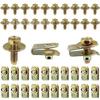 Car Clips For Bumper Bolts Nuts Retainer Clips Bumper Clips 20X U-Shaped Car Clips Fasteners Retainer Kit Automotive Clips M4