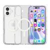 For iPhone 17 Magnetic Case Compatible with MagSafe PC+TPU Clear Phone Cover