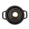 Staub Pico Round 1101425 Cocotte, 14cm, Black,