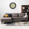 matakoko315 Wall Clock Antique Gray Silver