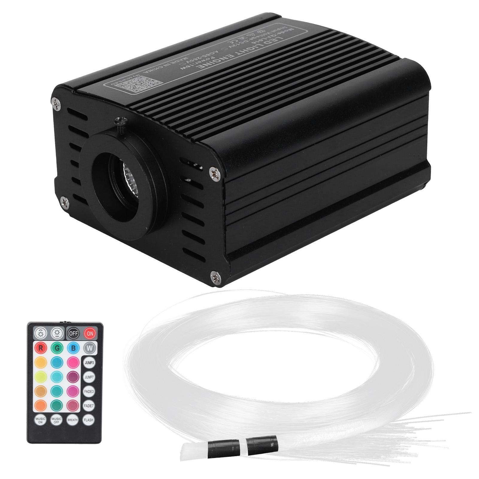 

16W Fiber Optic Light RGBW LED Ceiling Light Kit APP Control with 2m Fiber Optic Cable