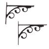 European Style L Shaped Shelf Wall Shelve Angle Bracket Metal Holder Floral