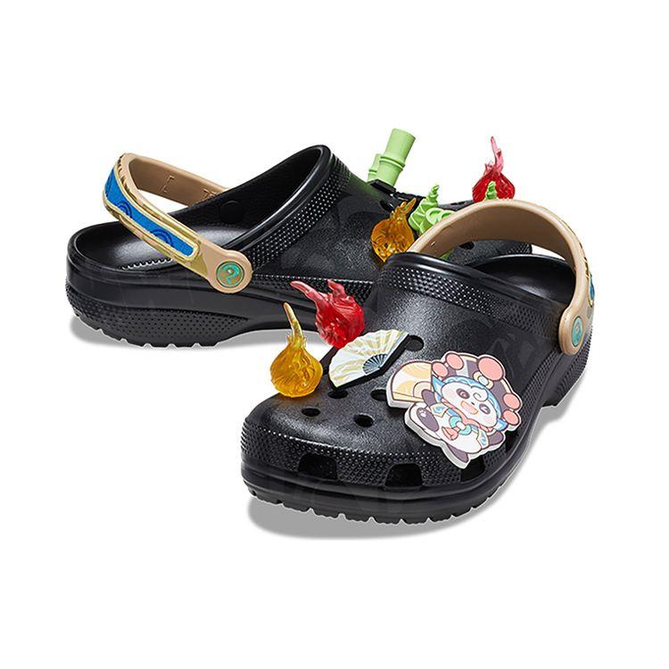 Crocs Honor Of Kings X  Classic Clog EVA Bamboo Decoration Clogs Black Mengqi Collectors Edition Unisex clogs 208115-001