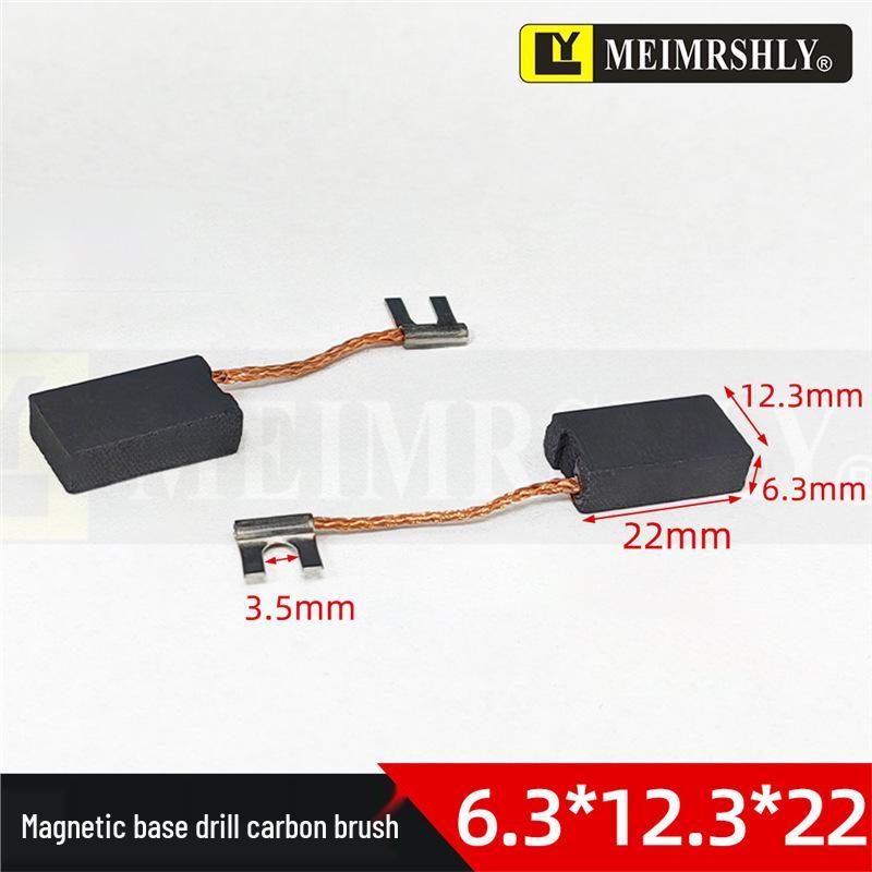 Durable Carbon Brush for 215 Slotting Machine, 7*18*21mm, Double Copper Wire
