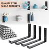 Iron Wall Triangle Bracket Easy Installation Heavy Duty L-shaped Bracket for Audio Equipment Bookshelves