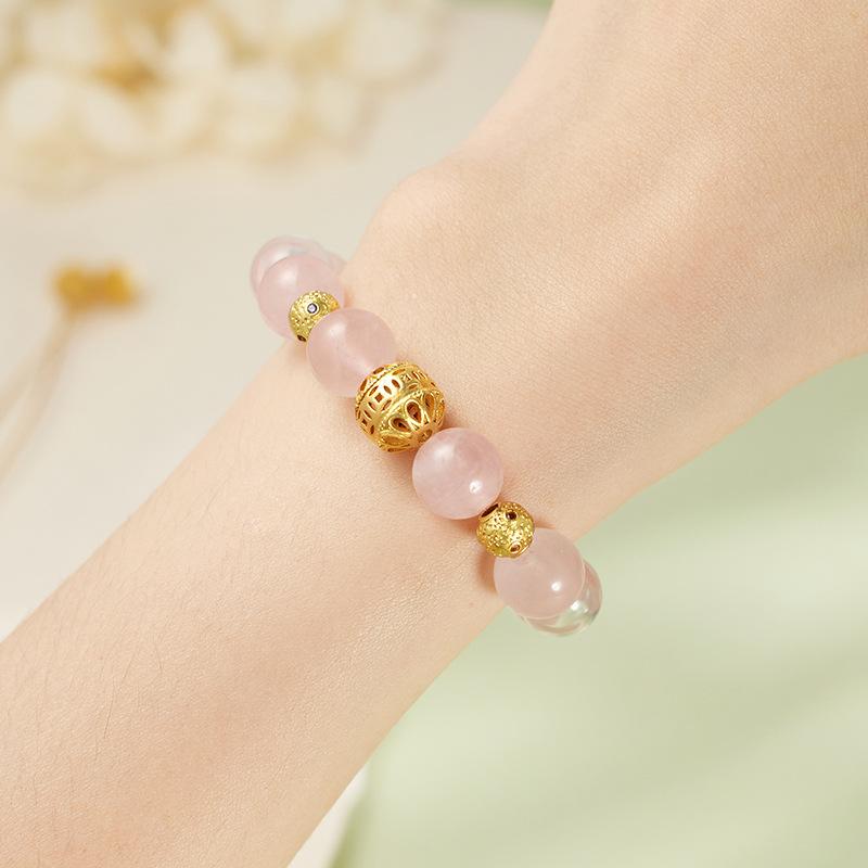 Natürliches Pulverkristall-Armband, kostenlose Freundin, Freundin, Schmuck, Accessoires, weißes Kristallarmband.