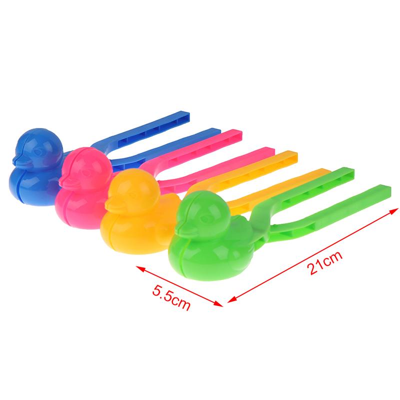 Cartoon Lovely Duck Shaped Snowball Maker Clip Children Outdoor Toy
