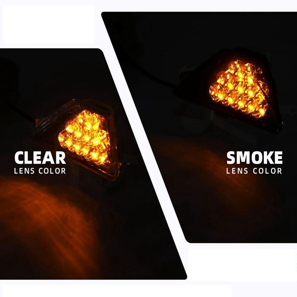 Front Led Turn Signal Light Lamp For Kawasaki Zx-6R Ninja 1000/300/400/650
