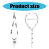 Thorn/Star Pendant Clavicle Chain Adjustable Length Neckchain Stainless Steel Women Choker Comfortable Wear Accessory