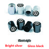 4PCS Car Styling Wheel Tires Stem Valve Caps For Volkswagen Vw Jetta Tiguan Mk6 Touran Golf R Scirocco Polo 6R Metal Dust Covers