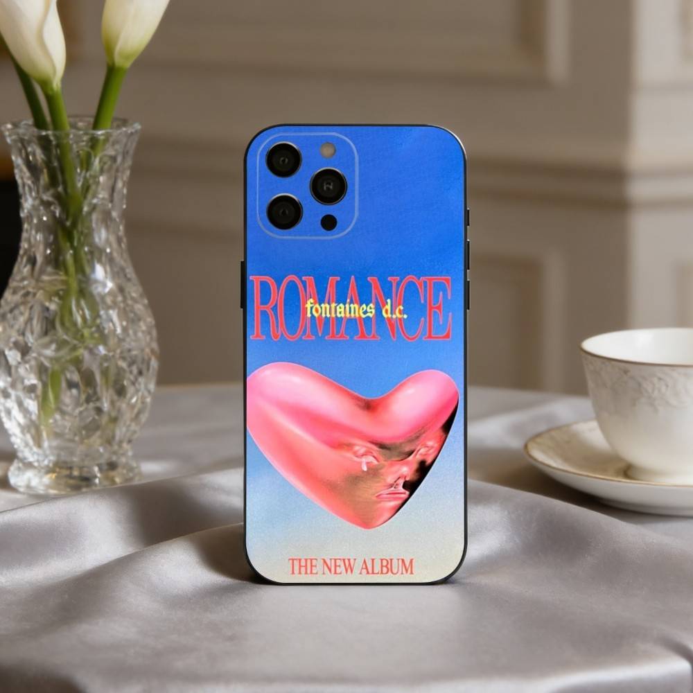 

F-Fontaines D-DC R-Romance Phone Case For iPhone 17pro,16,15,14,13,12,11 Plus,Pro Max,XS,Soft Silicone Black Cover iPhone12PROMAX
