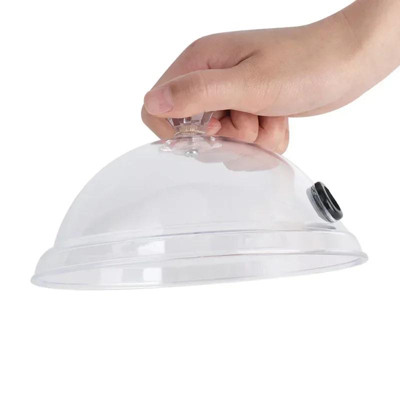 Home Smoking Dome Cover Kitchen Cooking Smoke Hood Acrylic Smoke Infuser Cloche Lid for Smoker Sprayer Plates Bowls