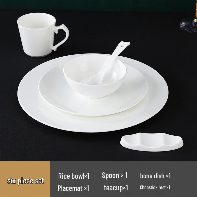 Sweet Elegant Hotel Bone China Tableware Set