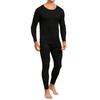 Warm Underwear Medium Thermal Underwear Set and Heattech Long Long Insulating Cashmere and Fleece Winter Underwear [XXG] Men's [Moisture-wicking,
