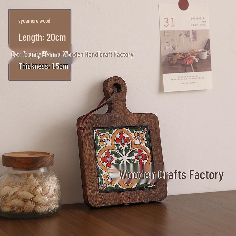 Massivholz Hitzebeständiger Esstischuntersetzer & Untersetzer