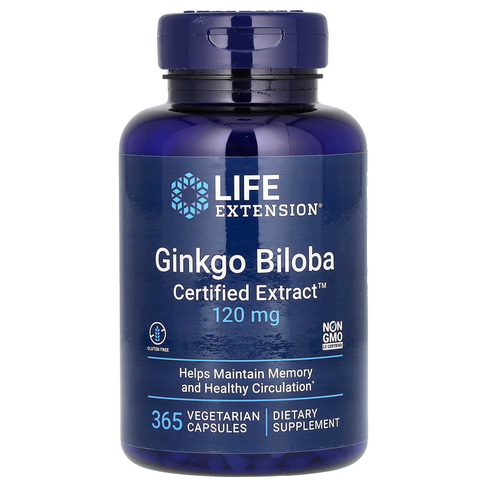 

Bank, Certified Extract, 120Mg, 365 Veggie Capsules