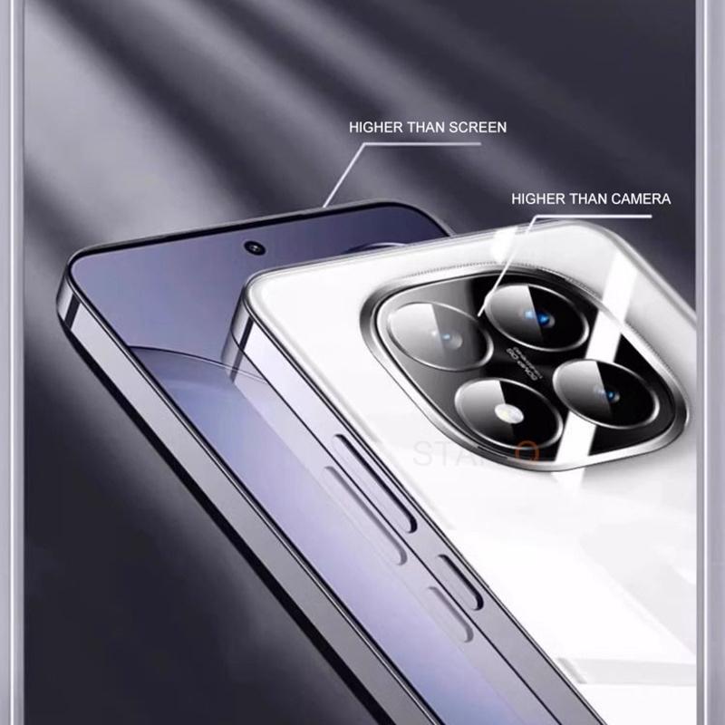 Note14 14pro  Plating Transparent Case For Xiaomi Redmi Note 14 Pro Plus 4g G Soft Silicone Clear Back Cover Note14pro
