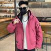 Winter Workwear Hooded Down Jacket Men's Trend 2025 Loose Outdoor Function Warm Duck Down Jacket Men's Cotton Clothes