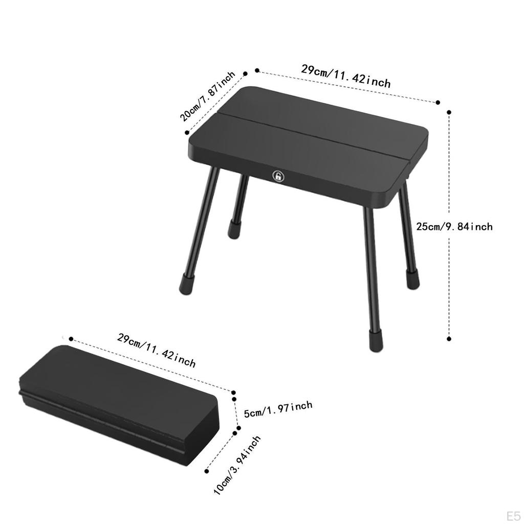 Camping Chair with Folding Mechanism, Portable Stool for Fishing And Garden