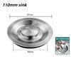 Stainless Steel Kitchen Sink Strainer Plug 99%  Sink Drain Cover Filter Basket With Handle Waste Filter Mesh Kitchen Accessories