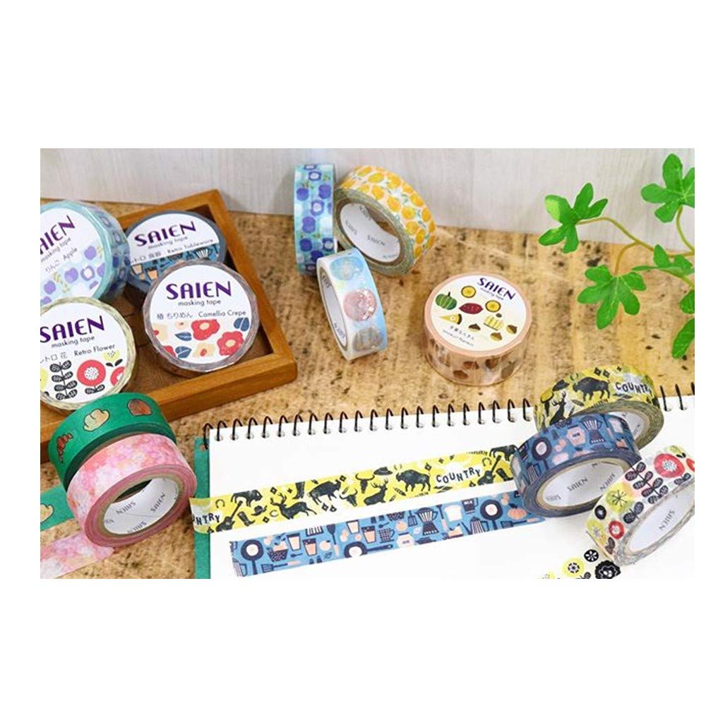 Kamiiso Masking Tape Kimono Misuzu 15mm GR 1001