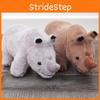 Plush Rhino Toy Stuffed Animal Doll For Kids Gift Cartoon Decoration Bedroom