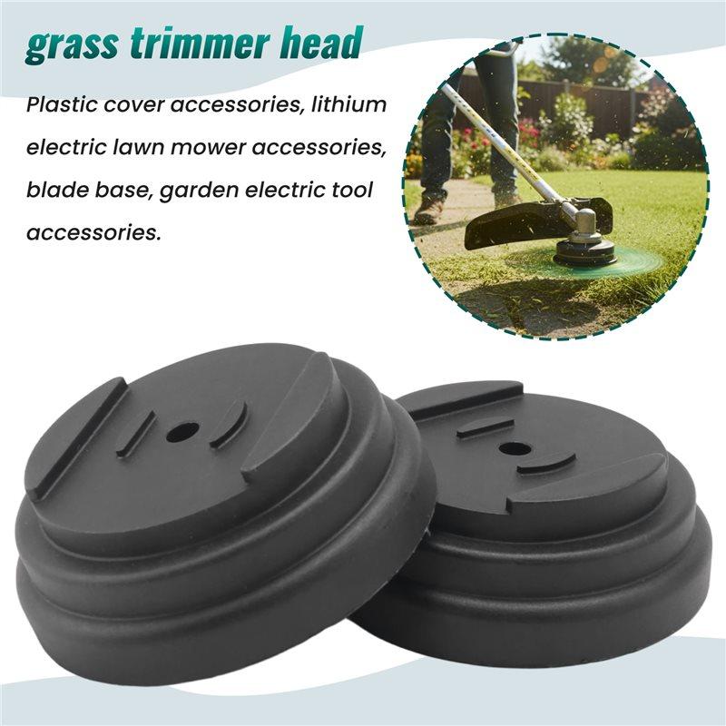 ABJI-2Pcs Plastic Cover Accessory Lithium Electric Lawn Mower Accessories Blade Base Garden Power Tools Attachment
