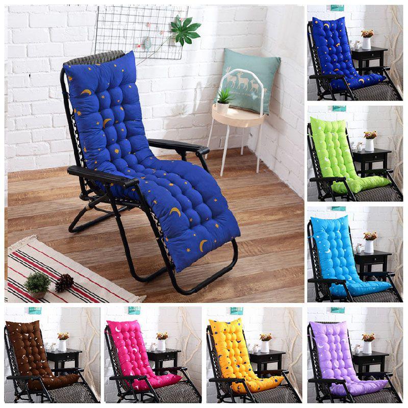 Thick Padded Patio Lounger Back Cushion For Garden Rocking Chairs And Benches