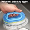 Tub Cleaning Brush Ergonomic Handle Scrubber Shower Stalls Stiff Bristle Cleaning Kitchen Sinks Window Frames Cleaning