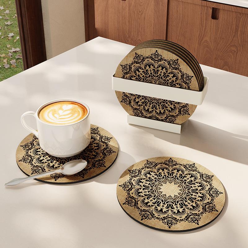 Tischmatte, Wärmeisolationsmatte, Verbrühschutz-Tischuntersetzer, Schüsselmatte, Gemüsematte, Teller Tasse, Platzset, Rutschfeste Teller- und Topfmatte.