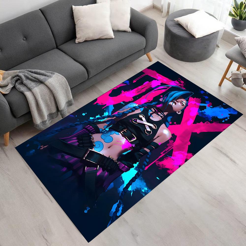 Cyberpunk Warrior Area Rug Suitable for Study Room Outdoor Decorate Room Hallway Anti-slip Rug Decorate Offices Perfect Gift for Friends & Family