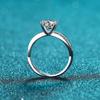 Hot Sales 925 Sterling Silver Women's Engagement Ring 1ct Moissanite Cut Jewellery Floral Design