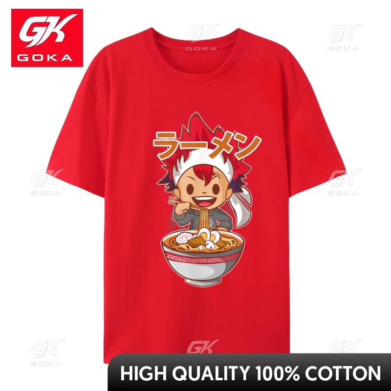 

RaUnisex Food Wars Tops Tees Tops T Shirt RaUnisex Food Wars Lovers Day Cotton Fabric Unisexs Tshirts 3D Printed Company S